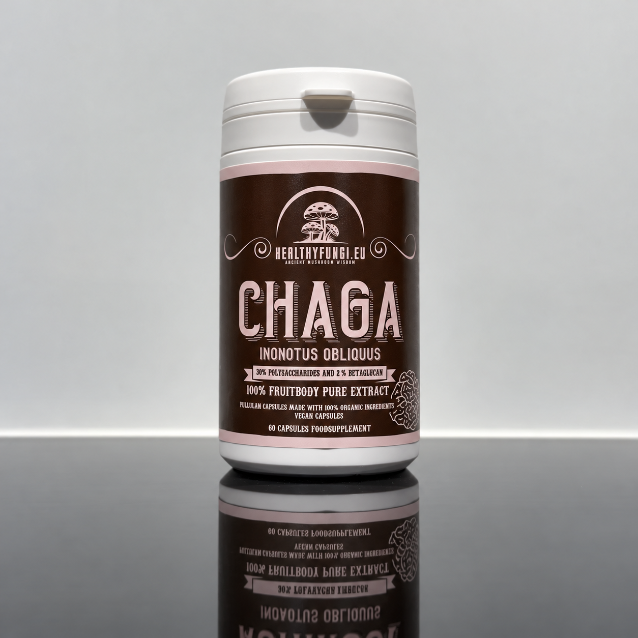 Chaga 50% / 20% bètaglucanen – Inonotus obliquus