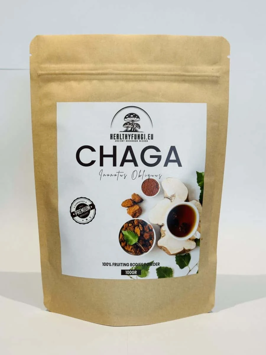 Chaga-poeder — Inonotus obliquus